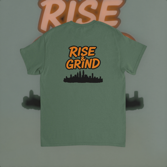 Rise & Grind graphic tee – Hustle Edition product image 5 – Defiant Ones Clothing