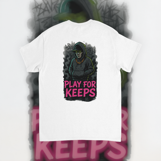 Play For Keeps graphic tee – Motivational Edition product image 2 – Defiant Ones Clothing