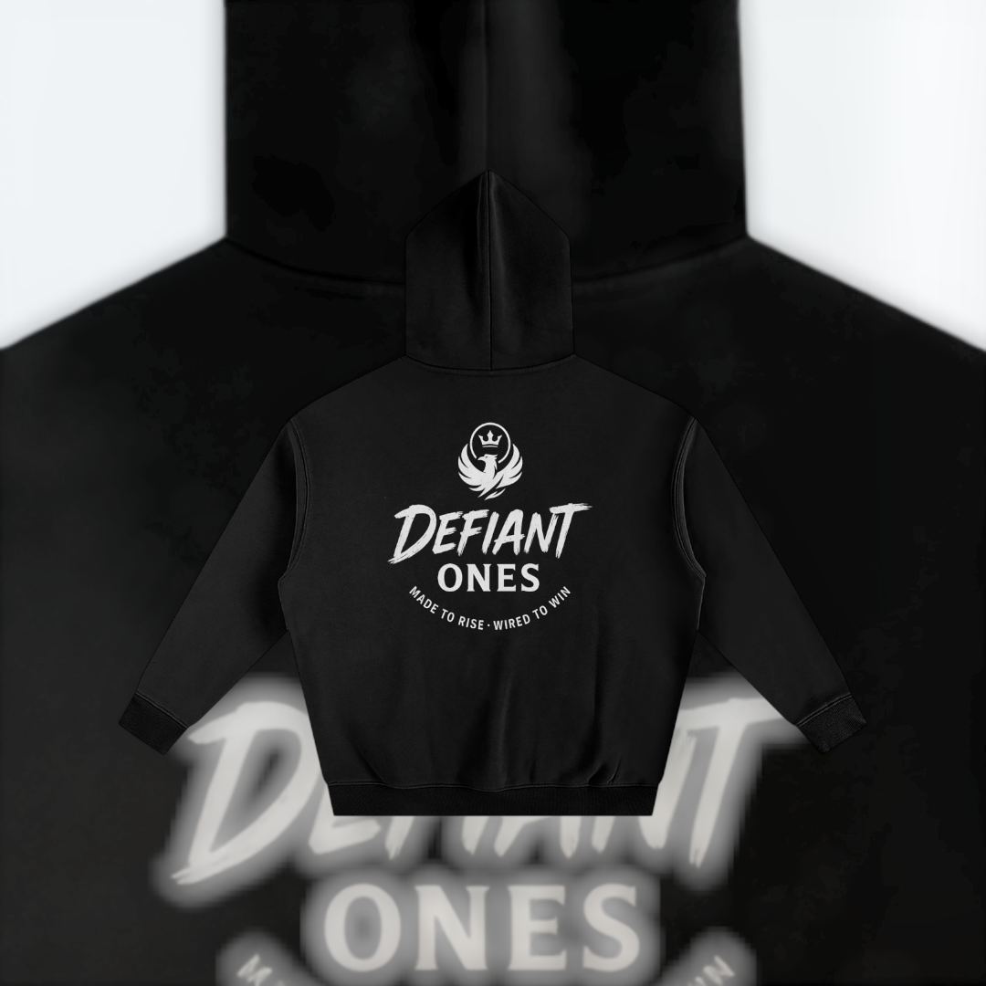 Defiant Ones Oversized Fleece Hoodie – Signature Edition
