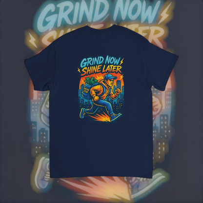 Grind N Shine graphic tee – Hustle Edition product image 1 – Defiant Ones Clothing