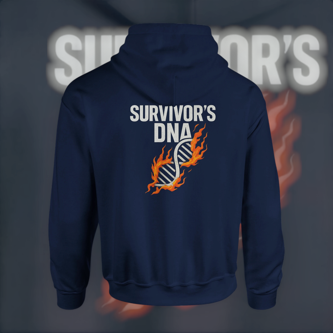 Survivor’s DNA Hoodie – Endurance Edition Hoodie product image 1 – Defiant Ones Clothing