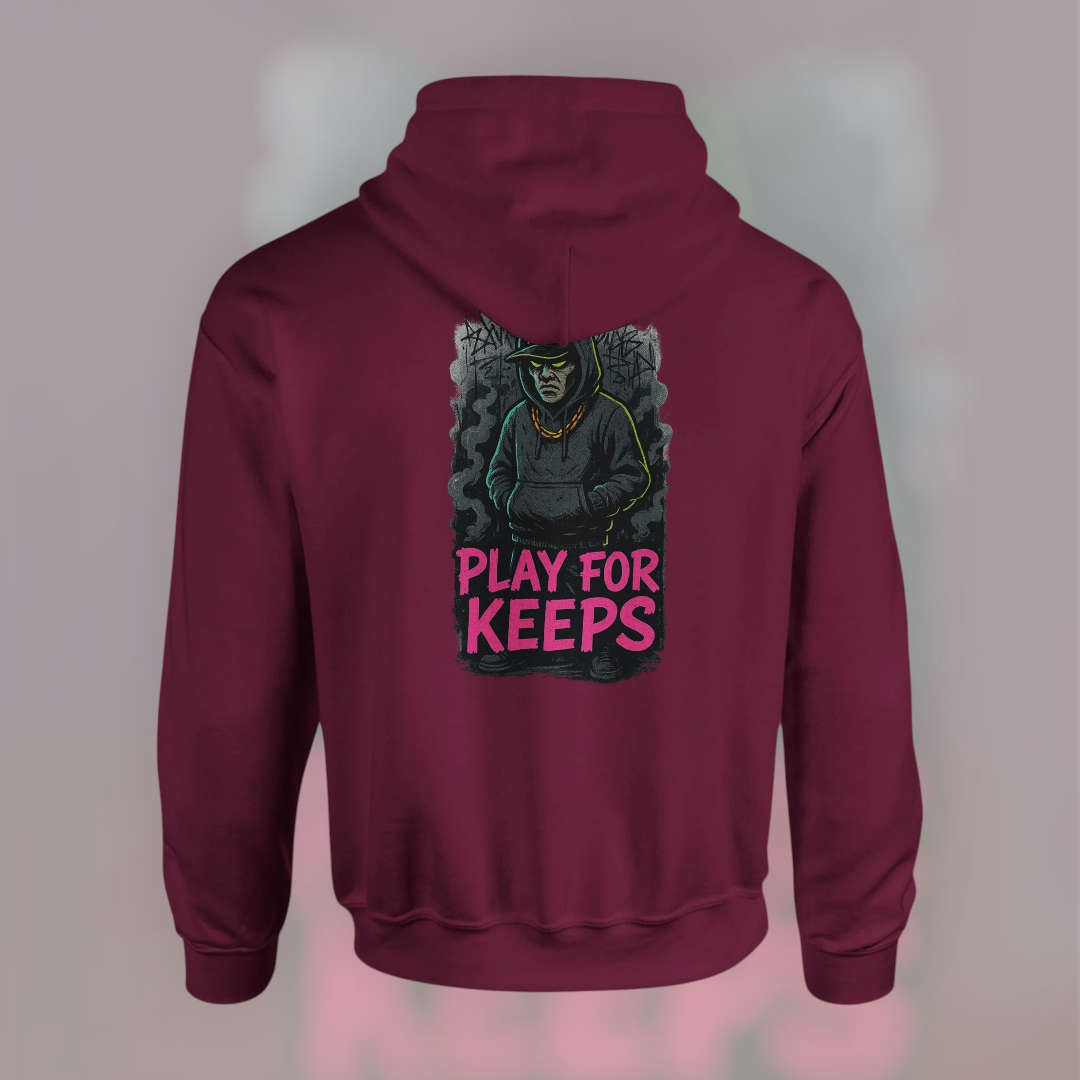 Play For Keeps Hoodie – Signature Edition Hoodie product image 1 – Defiant Ones Clothing
