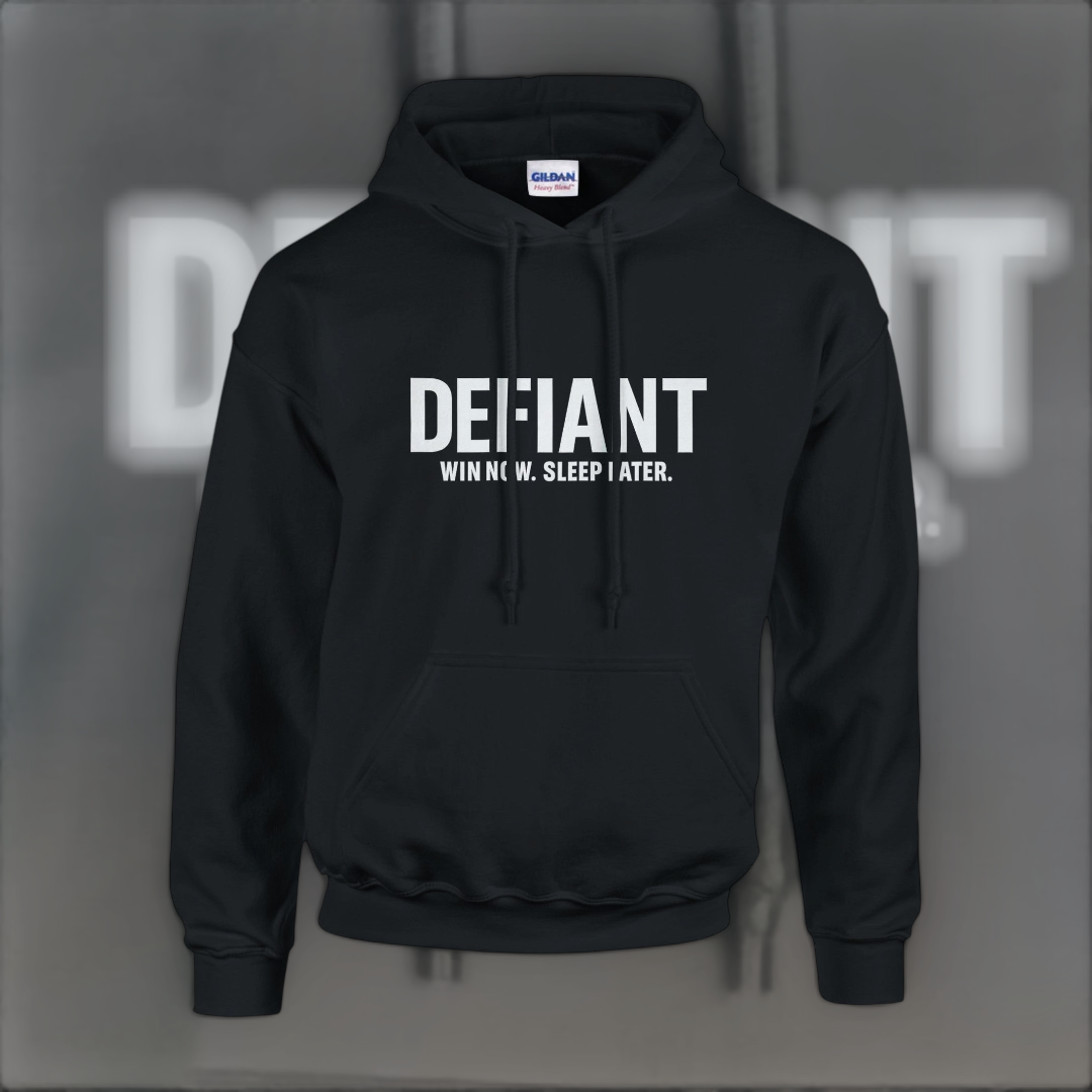 Win Now Hoodie – Hustle Edition Hoodie product image 2 – Defiant Ones Clothing