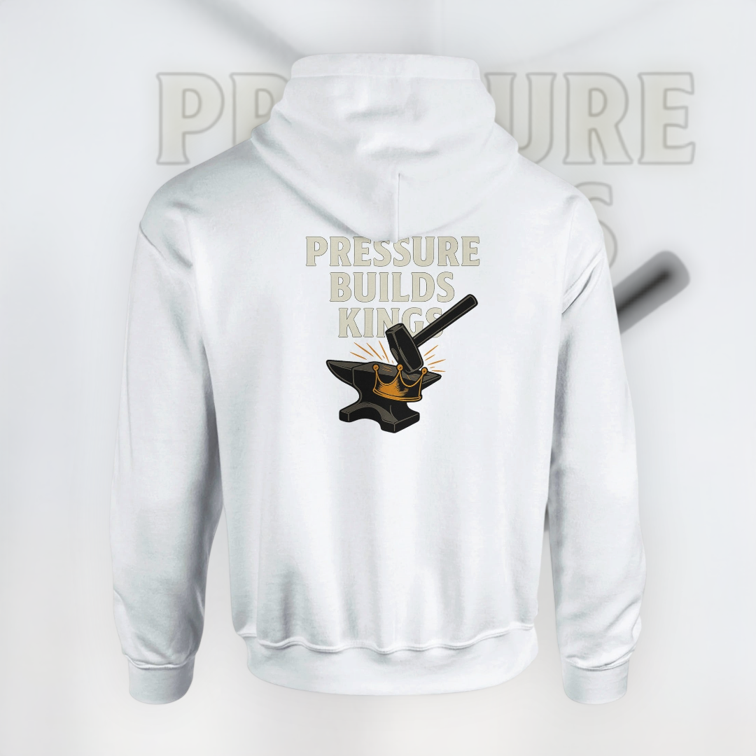 Pressure Builds Kings Hoodie – Heavyweight Edition Hoodie product image 2 – Defiant Ones Clothing