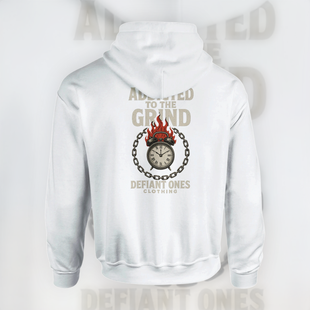 Addicted to the Grind Hoodie – Hustle Edition Hoodie product image 2 – Defiant Ones Clothing