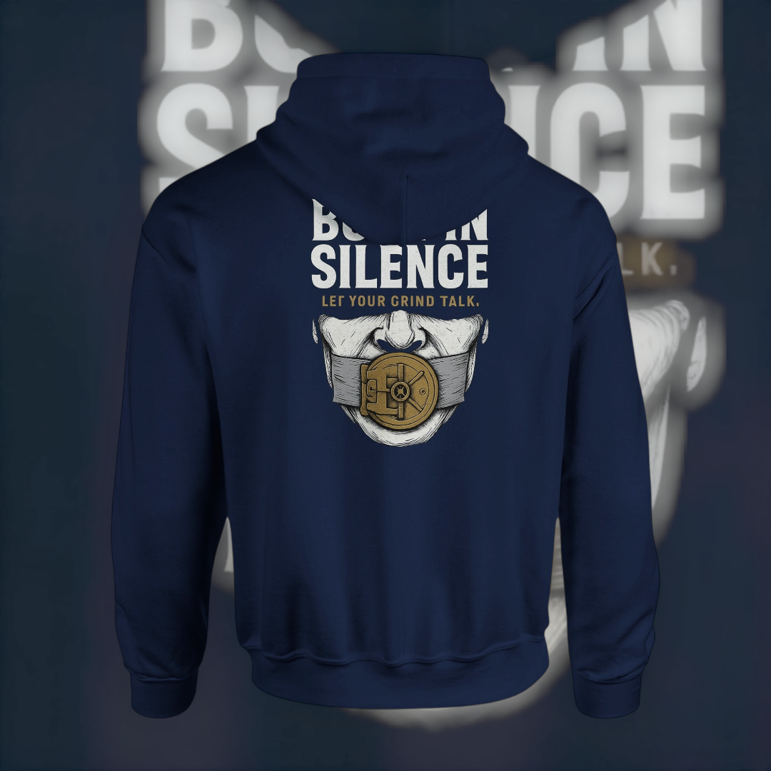 Built In Silence Hoodie – Graphic Edition Hoodie product image 2 – Defiant Ones Clothing