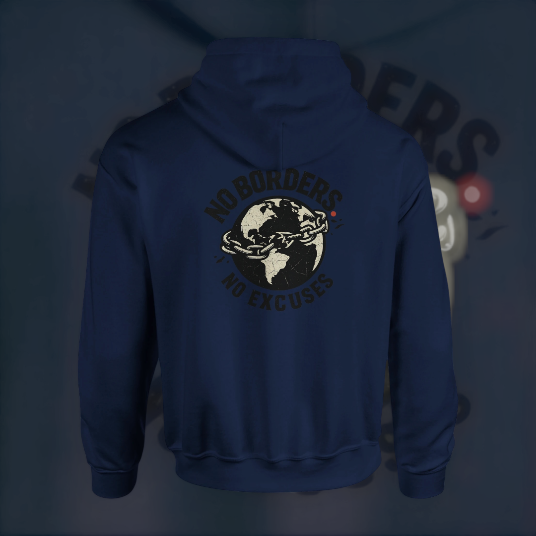 No Borders Hoodie – Global Edition Hoodie product image 2 – Defiant Ones Clothing