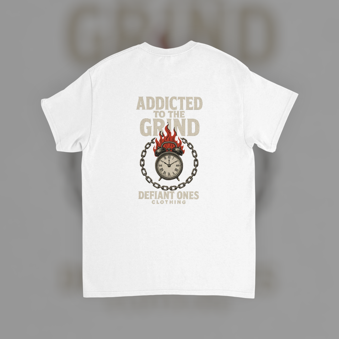 Addicted to the Grind Tee – Hustle Edition T-Shirt product image 3 – Defiant Ones Clothing