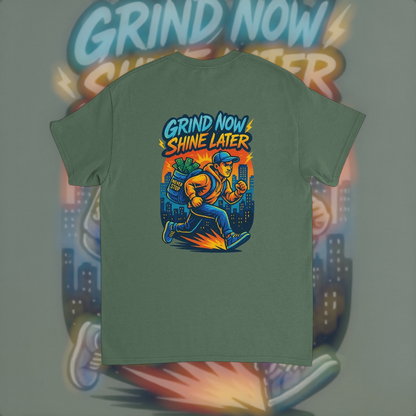 Grind N Shine Tee – Hustle Edition T-Shirt product image 3 – Defiant Ones Clothing