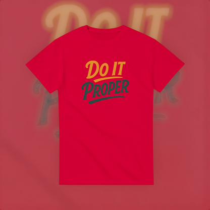 Do It Proper Tee – Excellence Edition T-Shirt product image 3 – Defiant Ones Clothing