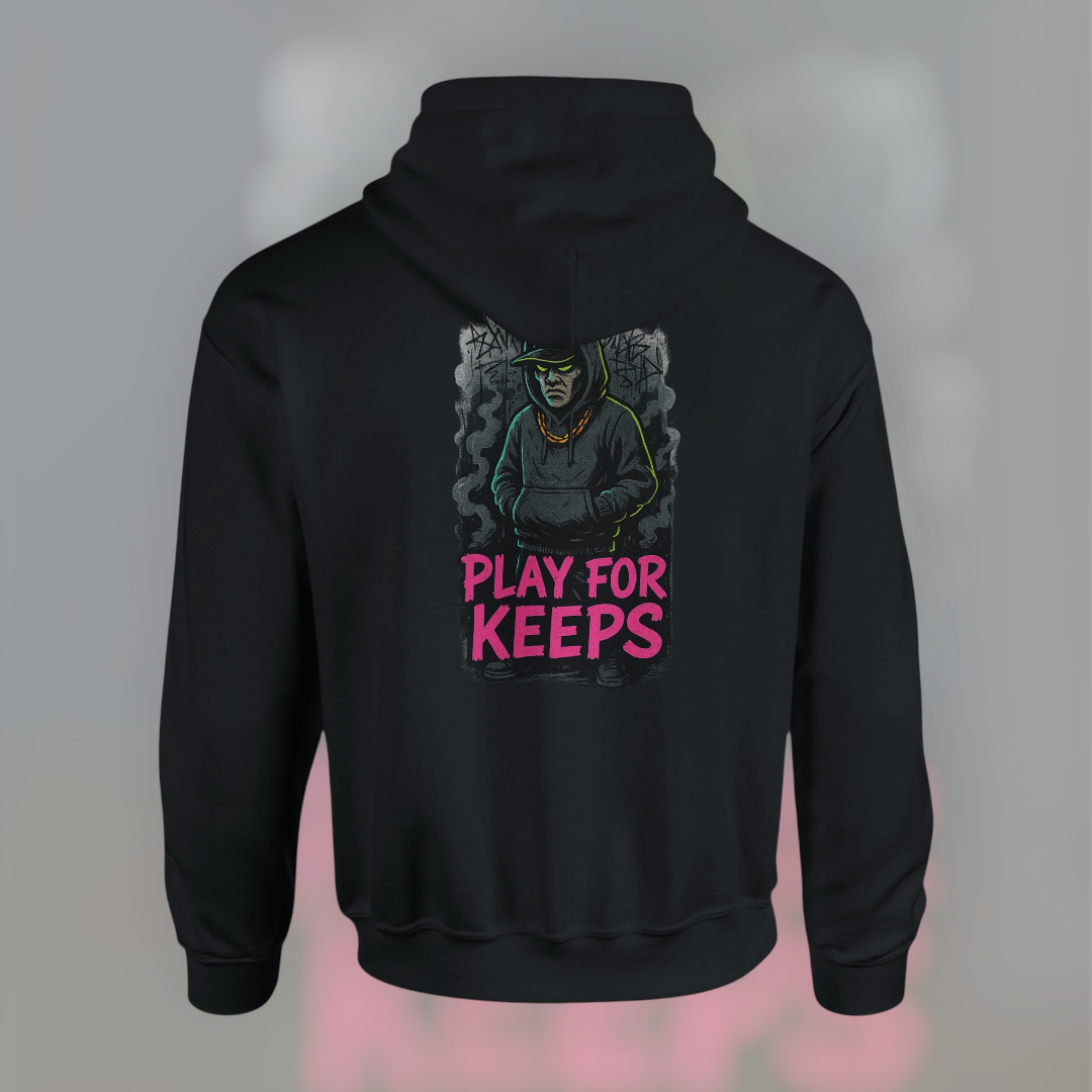 Play For Keeps Hoodie – Signature Edition Hoodie product image 3 – Defiant Ones Clothing