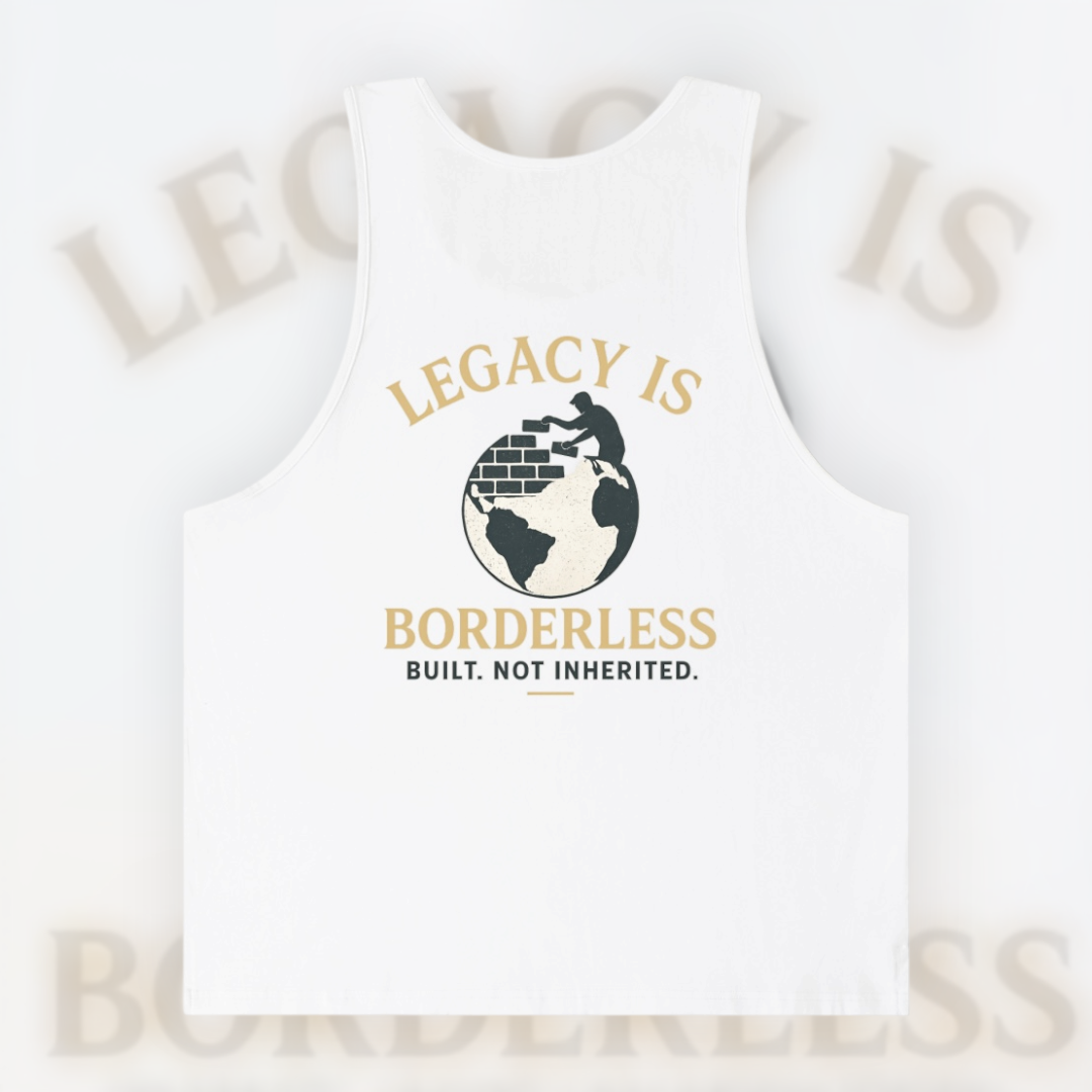 Legacy Is Borderless Unisex Tank Top product image 4 – Defiant Ones Clothing