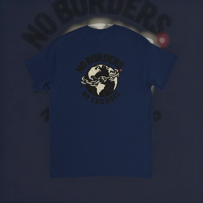No Borders No Excuses Tee – Global Edition product image 4 – Defiant Ones Clothing
