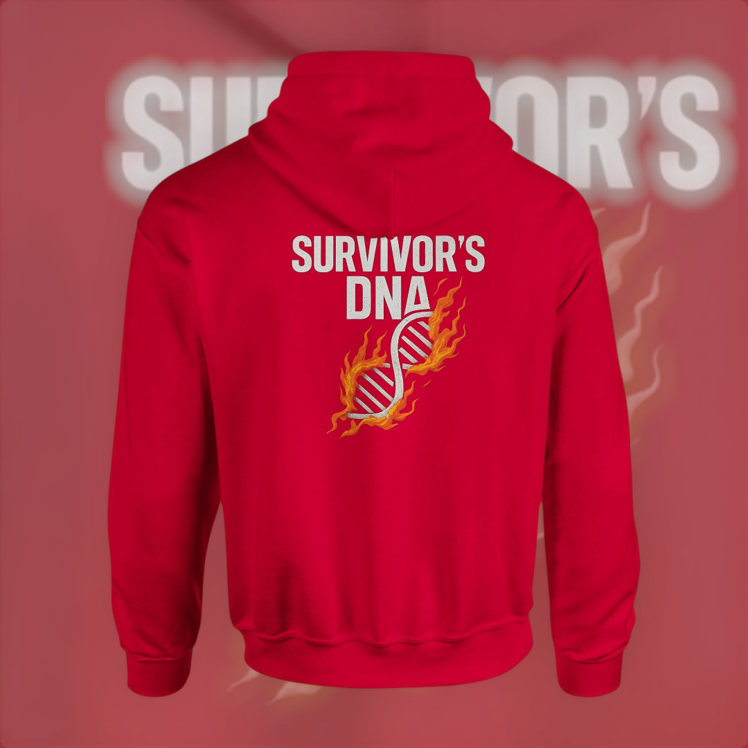 Survivor’s DNA Hoodie – Endurance Edition Hoodie product image 4 – Defiant Ones Clothing