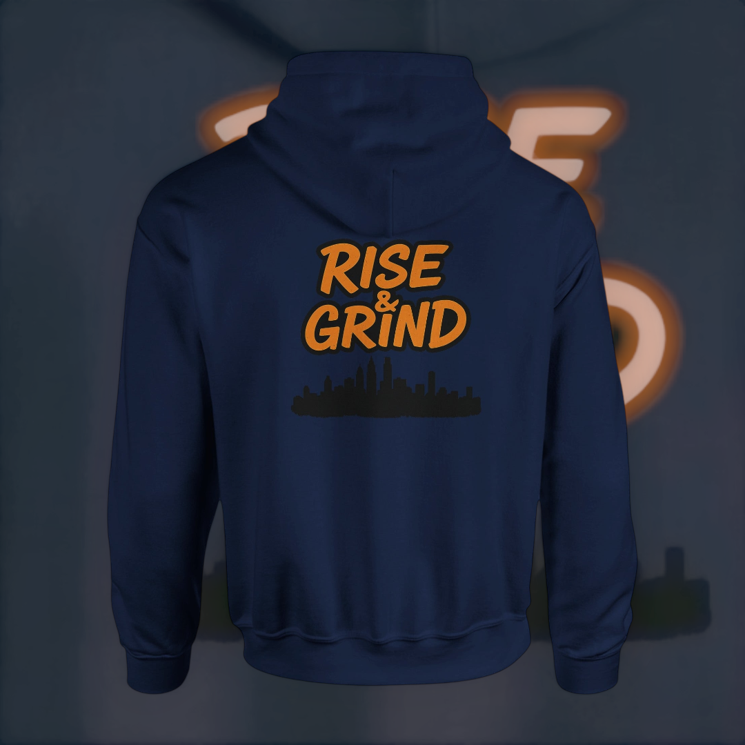 Rise & Grind Hoodie – Classic Edition Hoodie product image 4 – Defiant Ones Clothing