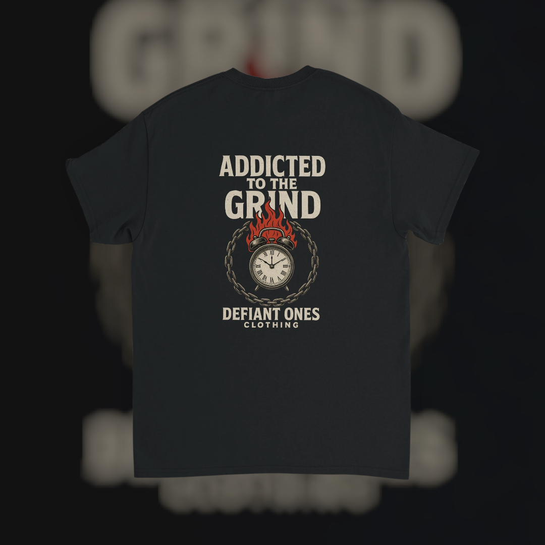 Addicted to the Grind Tee – Hustle Edition T-Shirt product image 4 – Defiant Ones Clothing