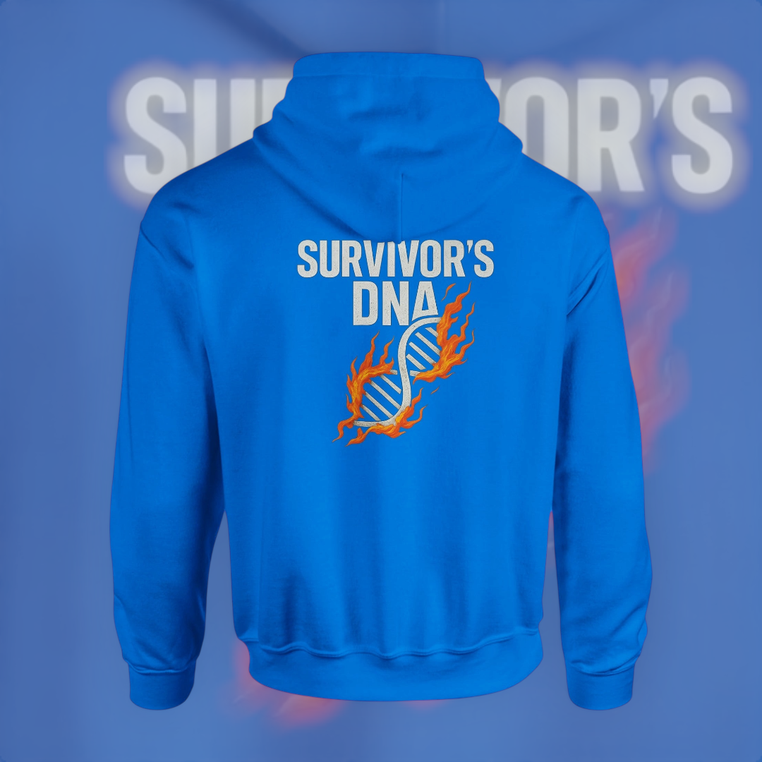 Survivor’s DNA Hoodie – Endurance Edition Hoodie product image 5 – Defiant Ones Clothing