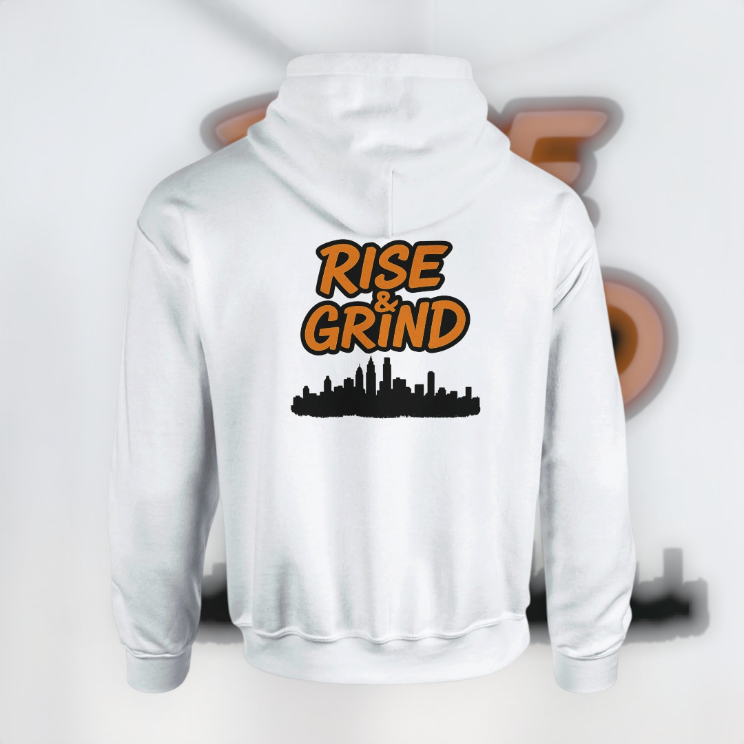 Rise & Grind Hoodie – Classic Edition Hoodie product image 5 – Defiant Ones Clothing