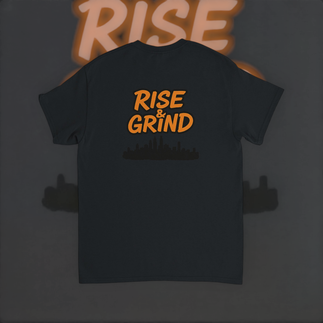 Rise and Grind Tee – Hustle Edition T-Shirt product image 6 – Defiant Ones Clothing