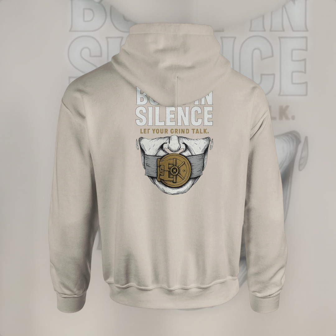 Built In Silence Hoodie – Graphic Edition Hoodie product image 6 – Defiant Ones Clothing