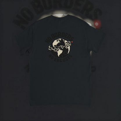 No Borders No Excuses Tee – Global Edition product image 7 – Defiant Ones Clothing